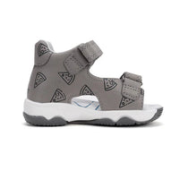 D.D.Step sandale baieti 26-31 Grey cu pizza