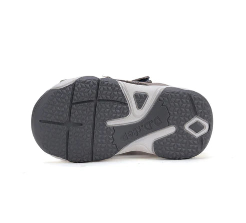 D.D.Step sandale baieti 20-25 Grey cu pizza
