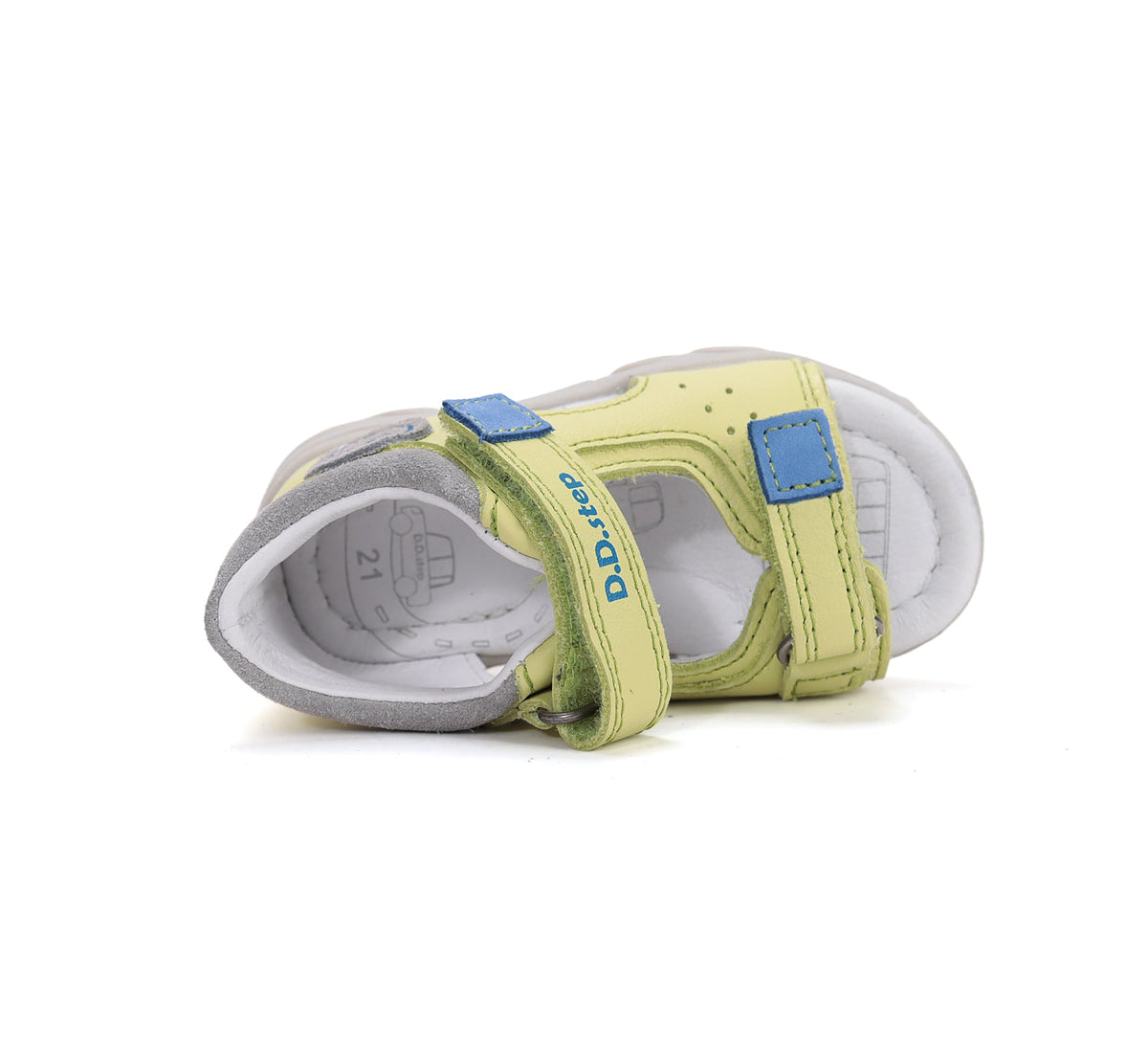 D.D.Step sandale baieti 20-25 Lemon cu smile