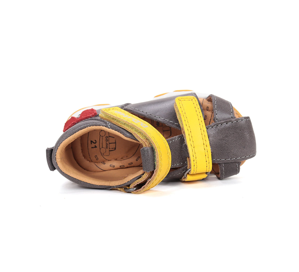 D.D.Step sandale baieti 20-25 Marine Grey cu ursulet