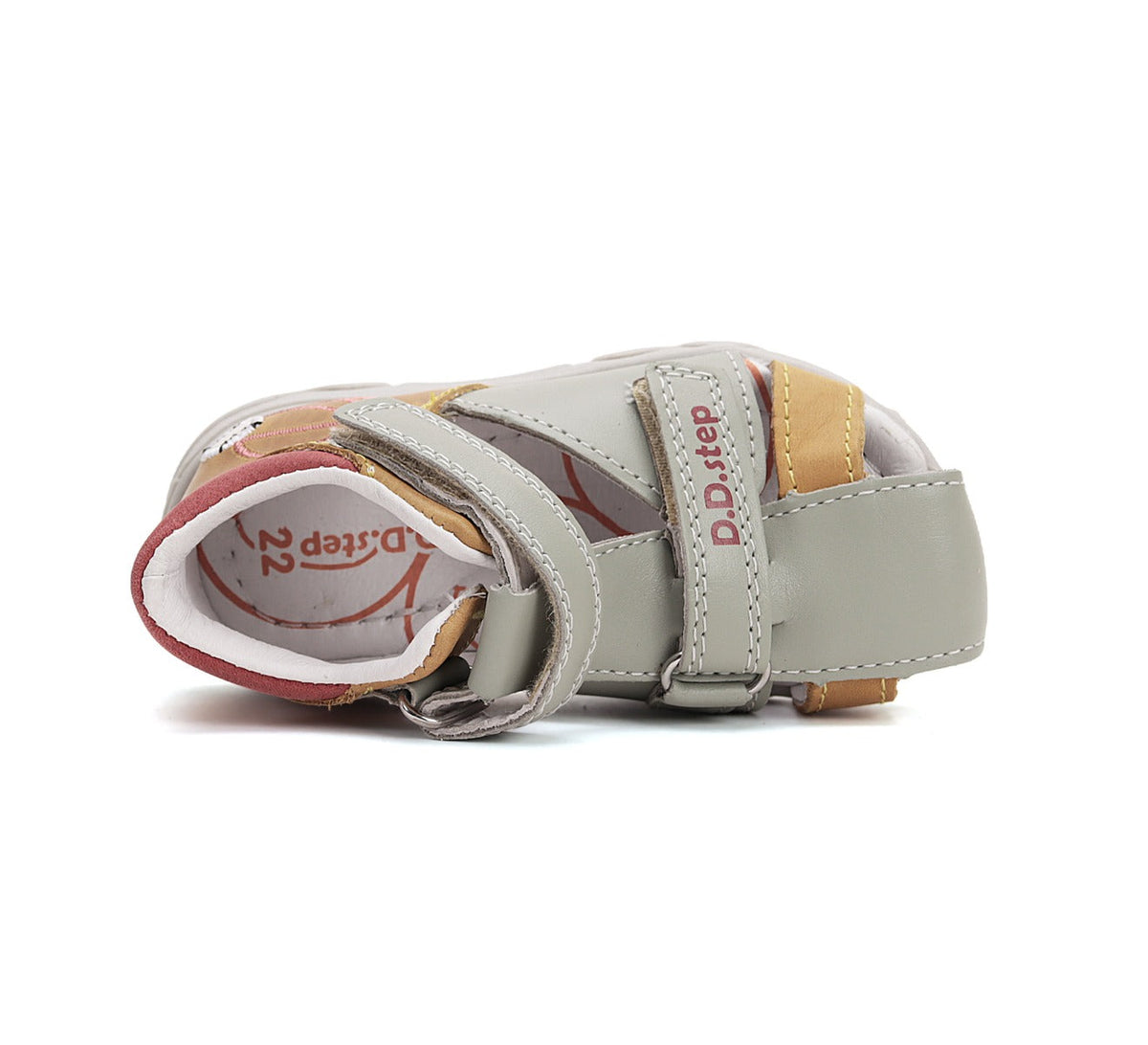D.D.Step sandale baieti 20-25 Mocha cu minge