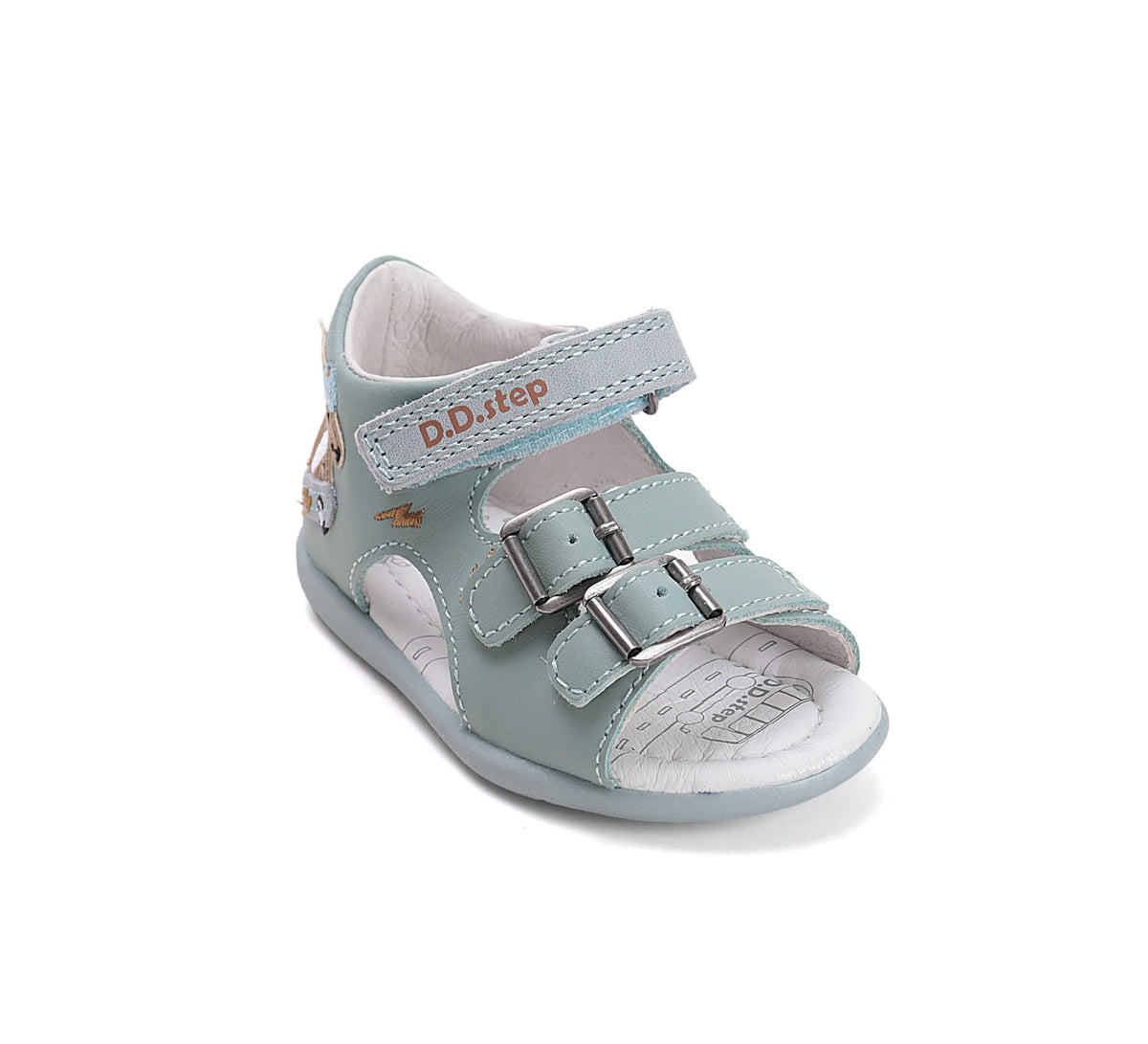 D.D.Step sandale baieti 20-25 Oceanic cu catel