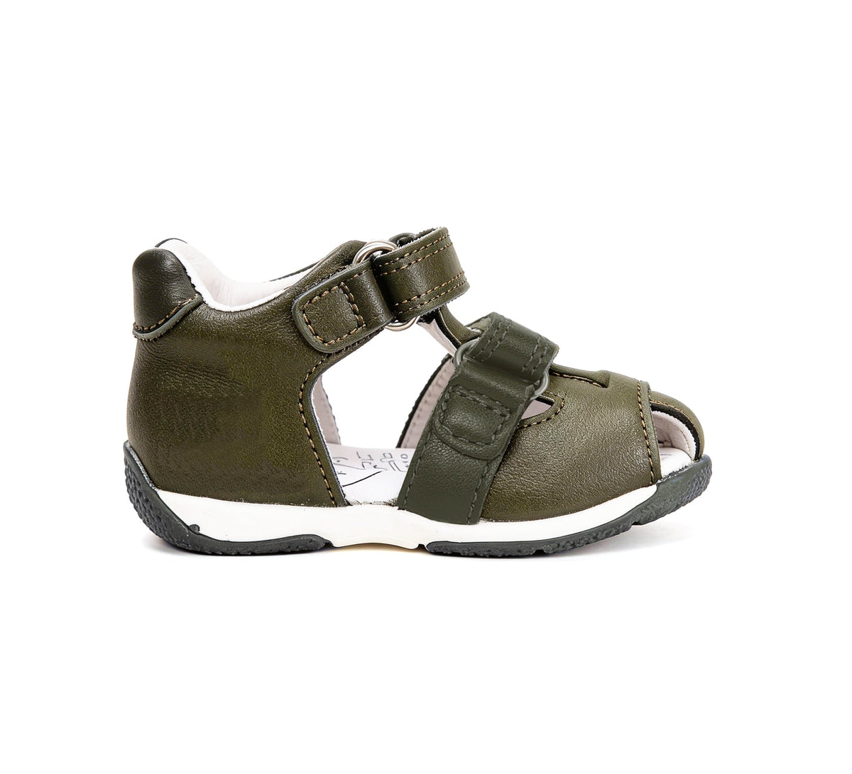 D.D.Step sandale baieti 20-25 Olive cu pusisor