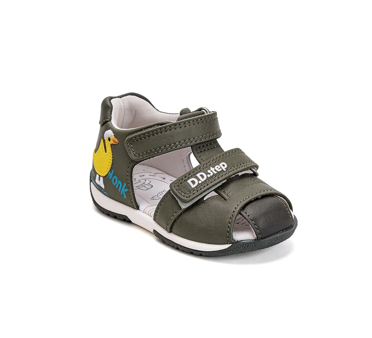 D.D.Step sandale baieti 20-25 Olive cu pusisor