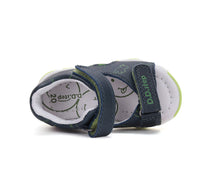 D.D.Step sandale baieti 26-31 Royal Blue cu dino