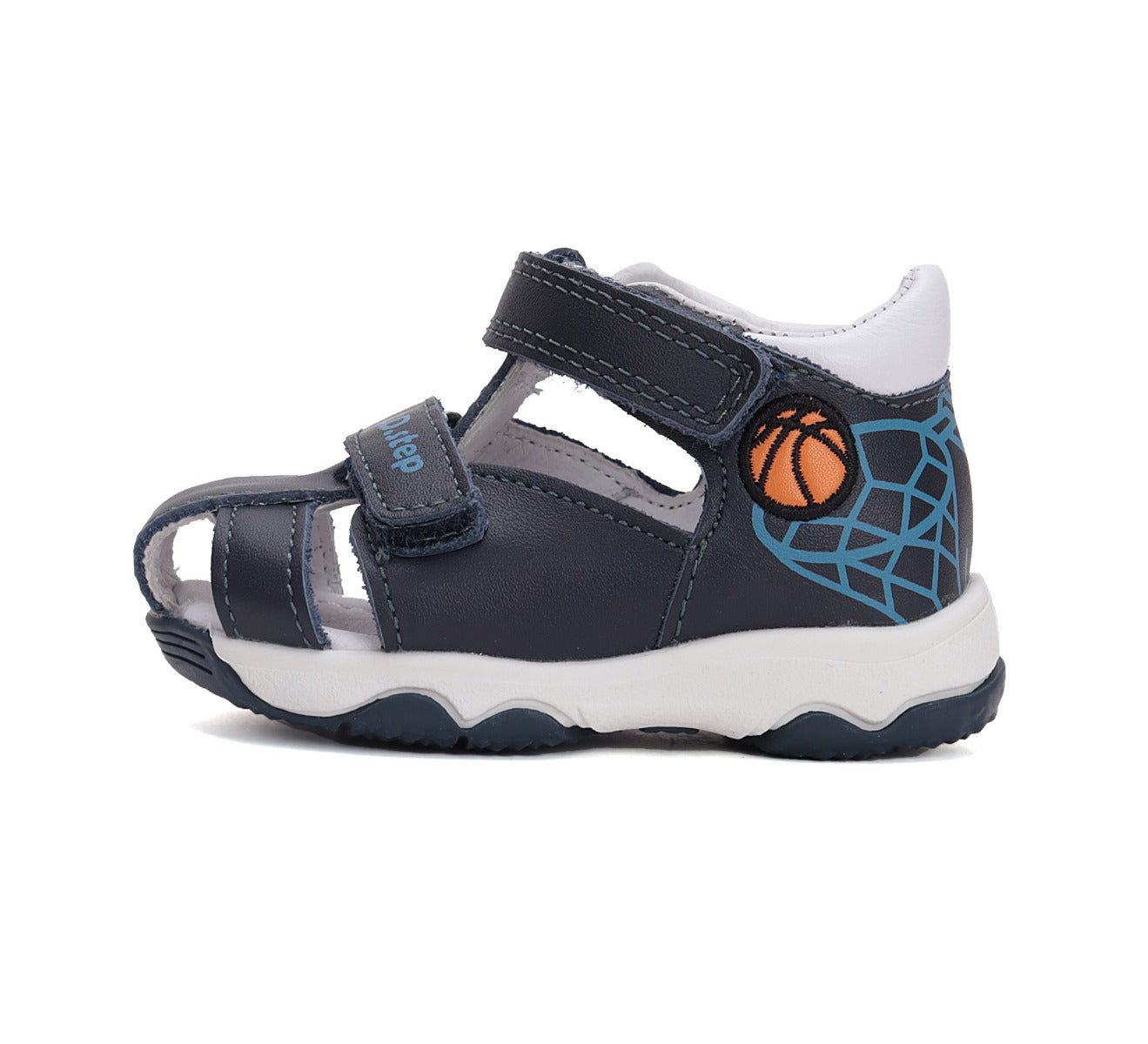 D.D.Step sandale baieti 26-31 Royal Blue cu minge baschet Imagine secundară a produsului