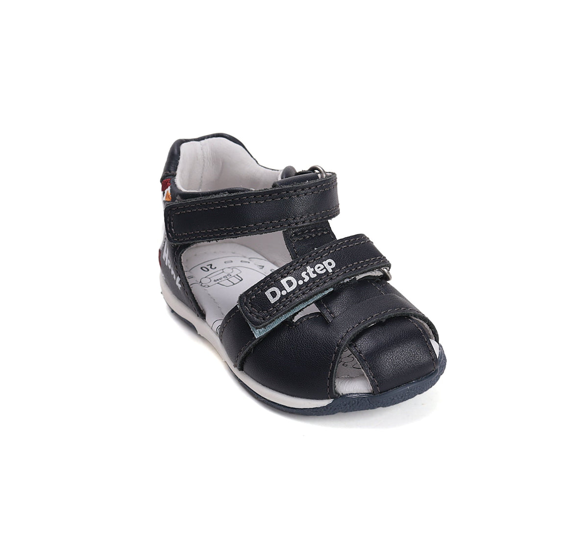 D.D.Step fiú szandál 20-25 Royal Blue csibékkel