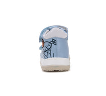 D.D.Step sandale baieti 20-25 Sky Blue cu minge baschet
