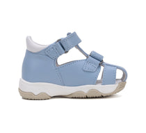 D.D.Step sandale baieti 20-25 Sky Blue cu minge baschet