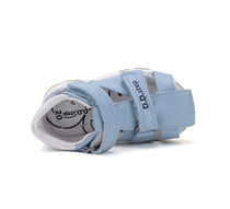 D.D.Step sandale baieti 20-25 Sky Blue cu minge baschet