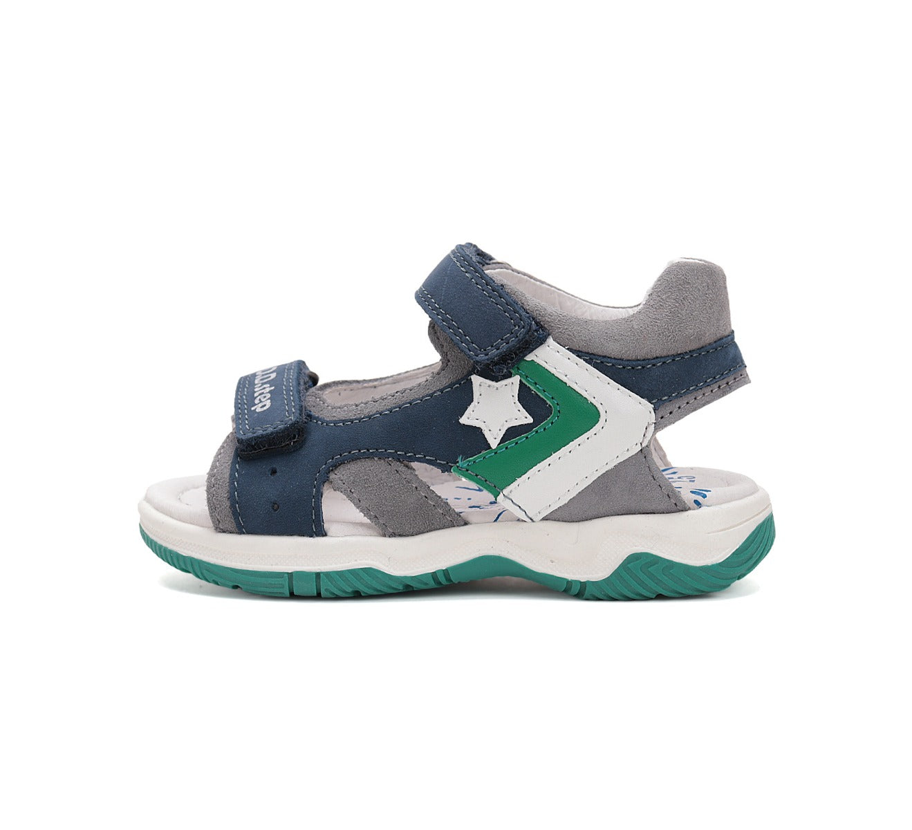 D.D.Step sandale baieti 25-30 Bermuda Blue cu stea Imagine secundară a produsului