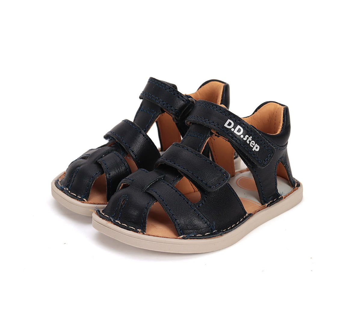 D.D.Step sandale baieti Barefoot 26-31, Royal Blue simplu