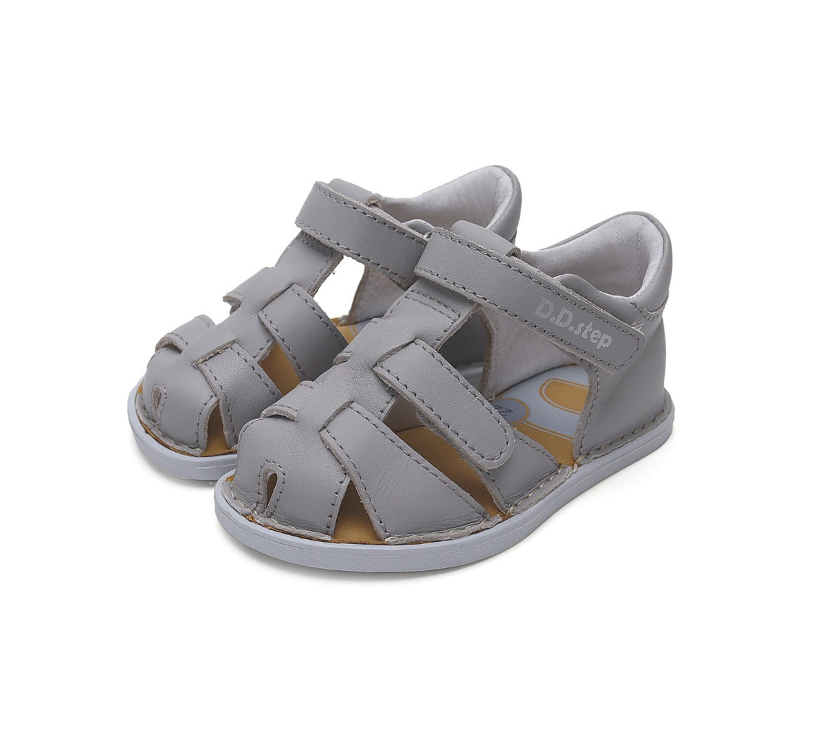 D.D.Step sandale fete Barefoot 26-31, Grey Imagine principală a produsului