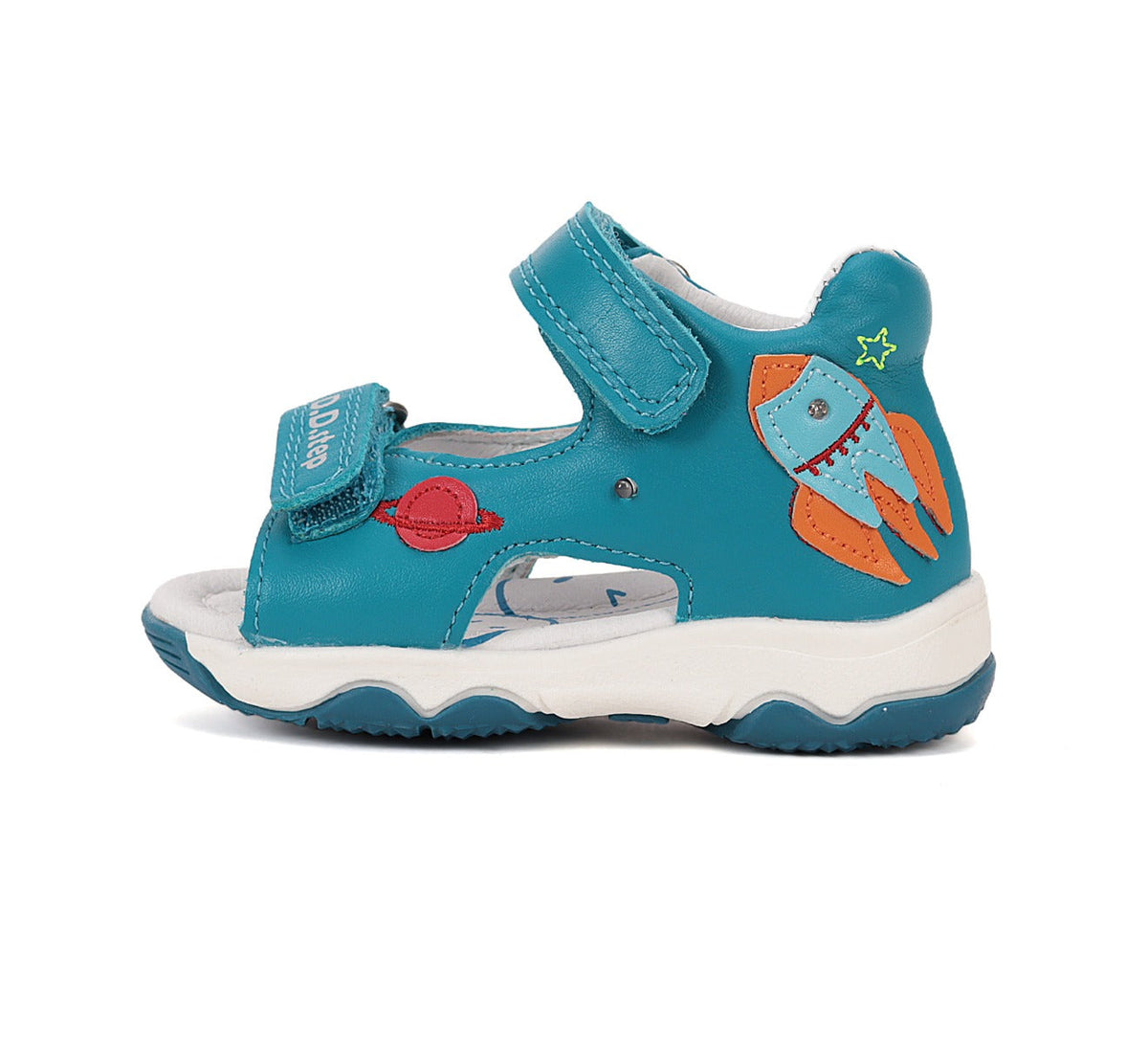 D.D.Step sandale baieti cu LED 26-31 Bermuda Blue cu naveta