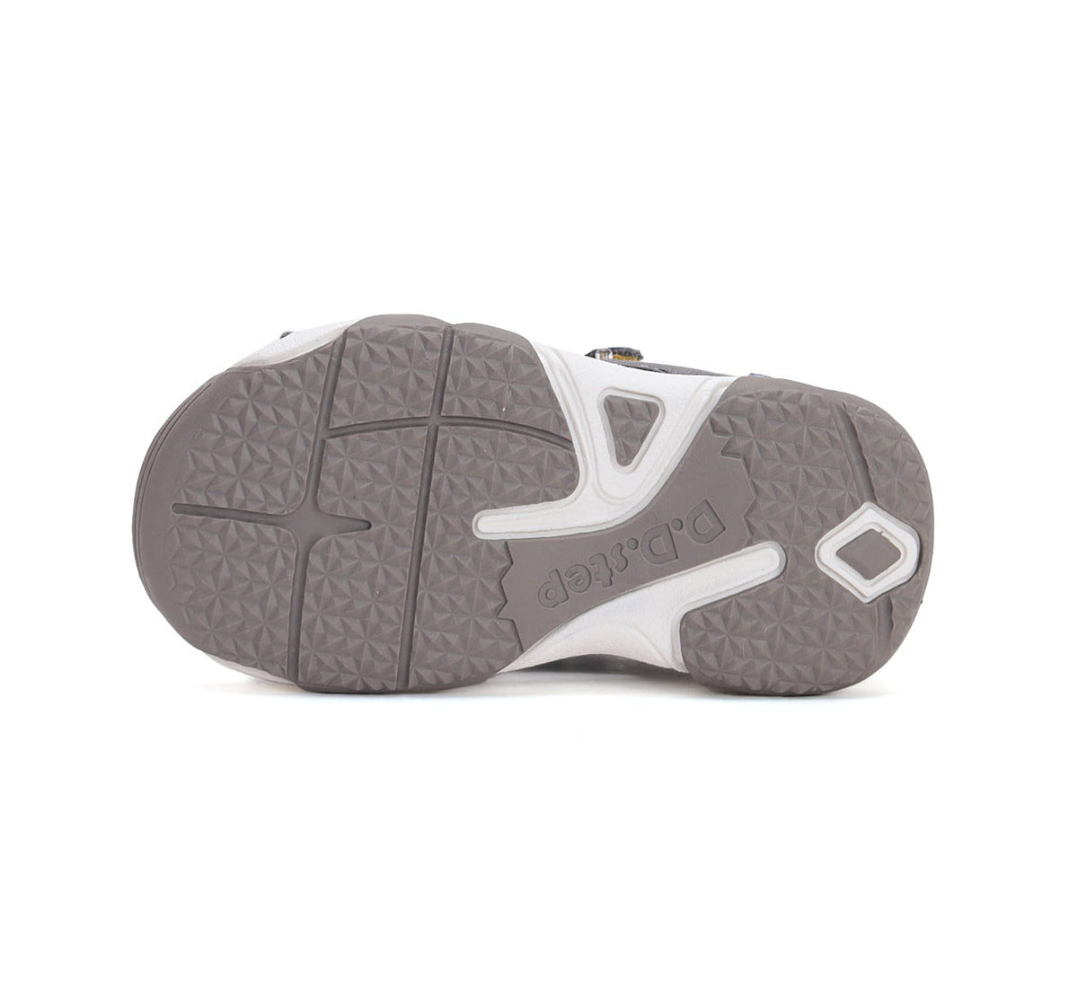 D.D.Step sandale baieti cu LED 20-25 Dark Grey cu naveta
