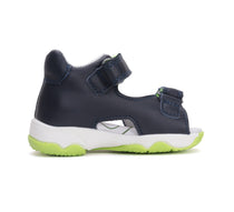 D.D.Step sandale baieti cu LED 20-25 Royal Blue cu naveta