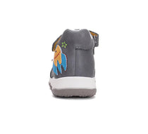 D.D.Step sandale baieti cu LED 26-31 Dark Grey cu naveta