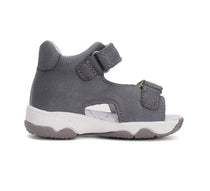 D.D.Step sandale baieti cu LED 26-31 Dark Grey cu naveta