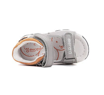 D.D.Step sandale baieti cu LED 26-31 Grey cu busola