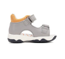 D.D.Step sandale baieti cu LED 20-25 Grey cu busola