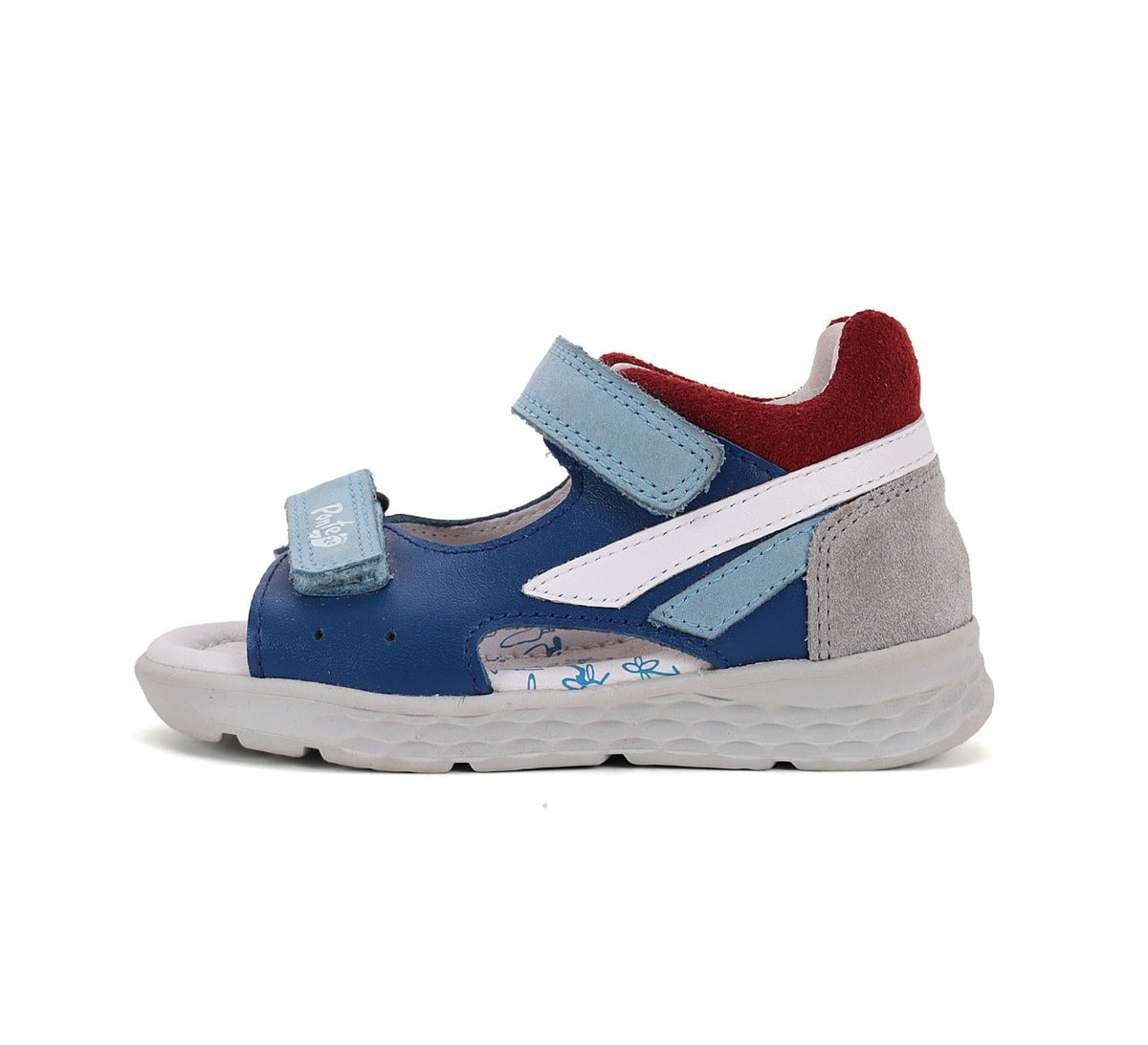 D.D.Step sandale baieti Ponte20 supinati 28-33  Bermuda Blue cu gri