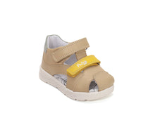 D.D.Step sandale baieti Ponte20 supinati 28-33 Cream cu galben