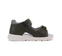 D.D.Step sandale baieti Ponte20 supinati 22-27 Dark Grey cu rechin