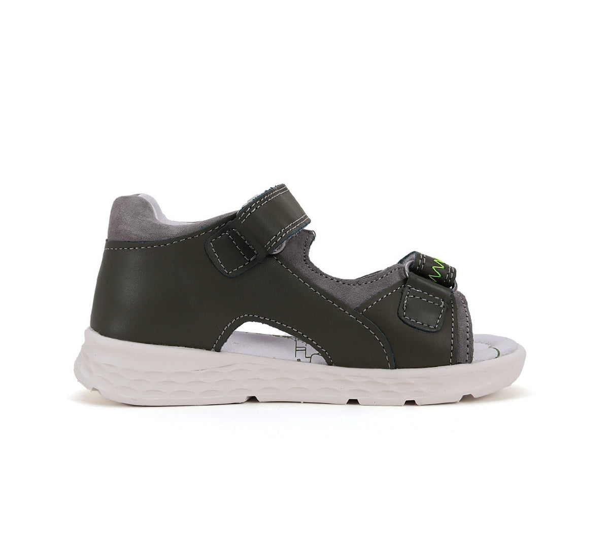 D.D.Step sandale baieti Ponte20 supinati 22-27 Dark Grey cu rechin