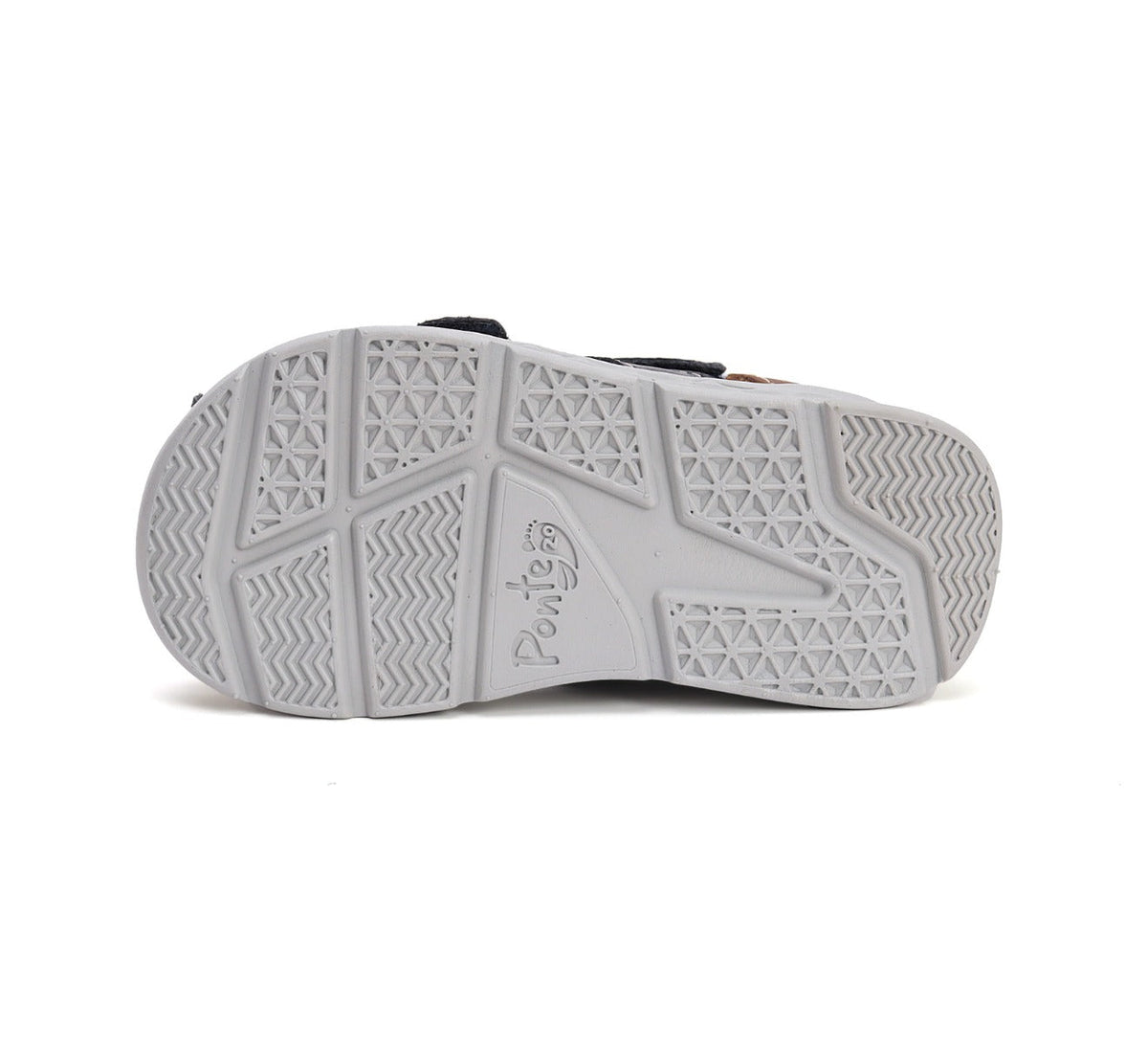 D.D.Step sandale baieti Ponte20 supinati 22-27 Royal Blue cu maro