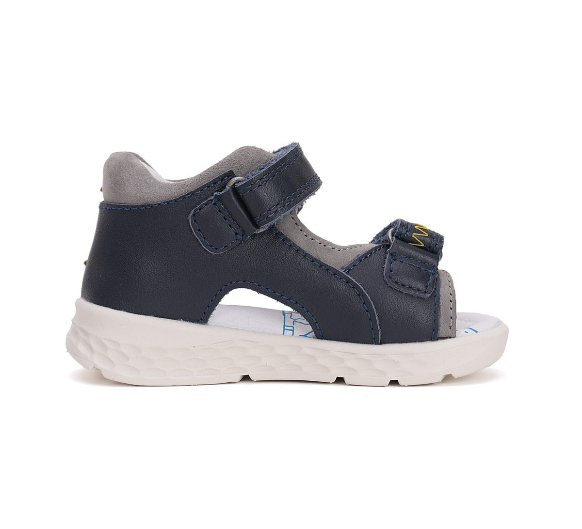 D.D.Step sandale baieti Ponte20 supinati 22-27 Royal Blue cu rechin