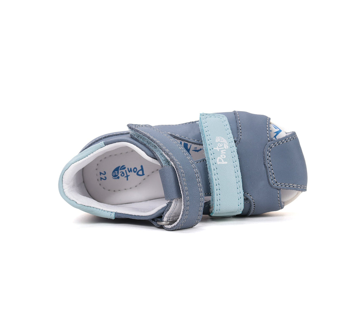 D.D.Step sandale baieti Ponte20 supinati 22-33 Aero Blue cu albastru