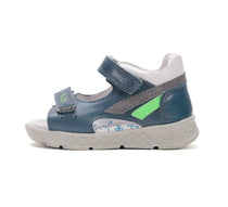 D.D.Step sandale baieti Ponte20 supinati 28-33  Royal Blue cu verde