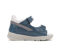 D.D.Step sandale baieti Ponte20 supinati 28-33  Royal Blue cu verde