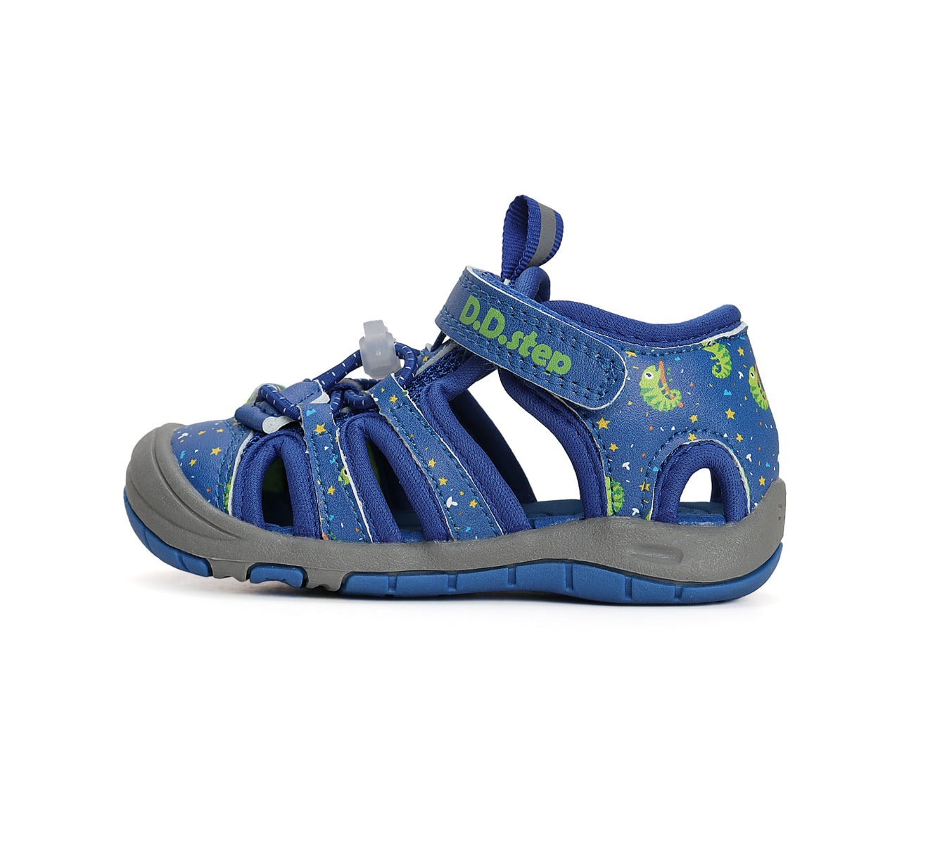 D.D.Step sandale baieti "Quick Dry" 20-25 Bermuda Blue cu cameleon Imagine secundară a produsului