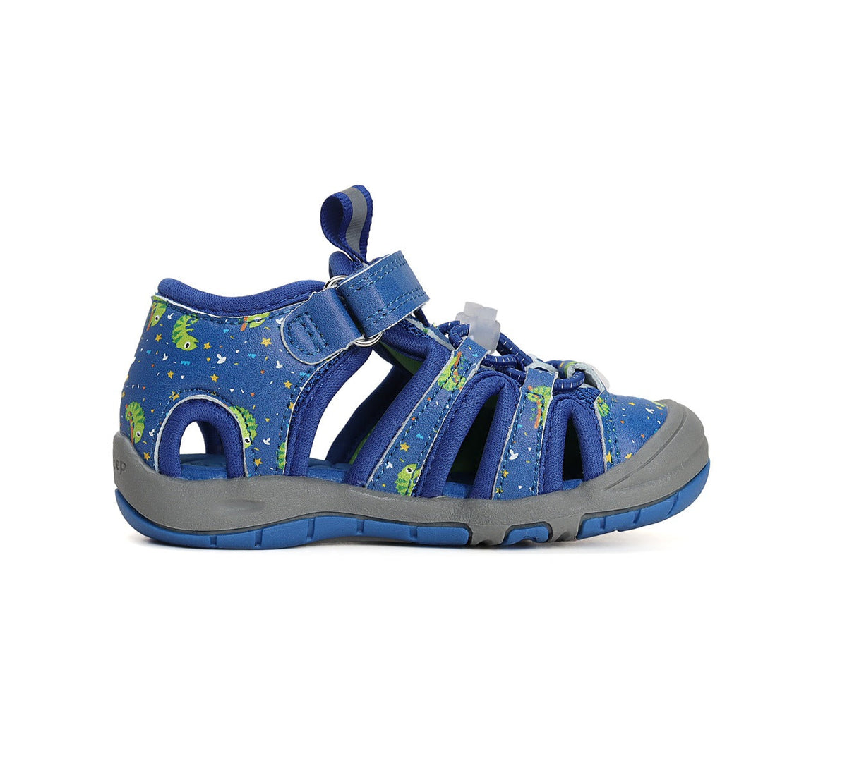 D.D.Step sandale baieti "Quick Dry" 20-25 Bermuda Blue cu cameleon
