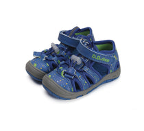 D.D.Step sandale baieti "Quick Dry" 20-25 Bermuda Blue cu cameleon