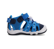 D.D.Step sandale baieti "Quick Dry" 26-31 Bermuda Blue cu masina