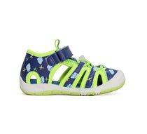D.D.Step sandale baieti "Quick Dry" 20-25 Calypso Sky cu avioane