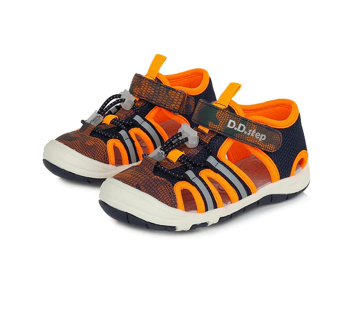 D.D.Step sandale baieti "Quick Dry" 20-25, Orange Imagine secundară a produsului