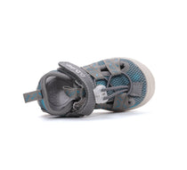 D.D.Step sandale baieti "Quick Dry" 20-31 Marine Grey cu pesti