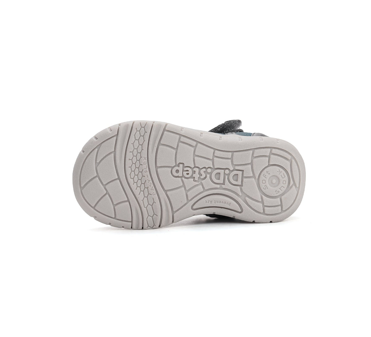D.D.Step sandale baieti "Quick Dry" 20-31 Marine Grey cu pesti