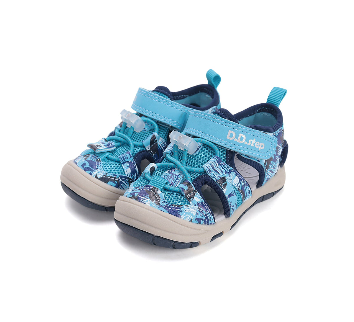 D.D.Step "Quick Dry" fiú szandál 20-31 tengerészkék Fő kép