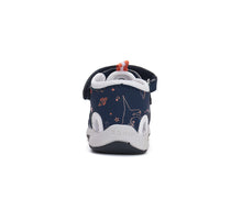 D.D.Step sandale baieti "Quick Dry" 26-31 Bermuda Blue cu stele