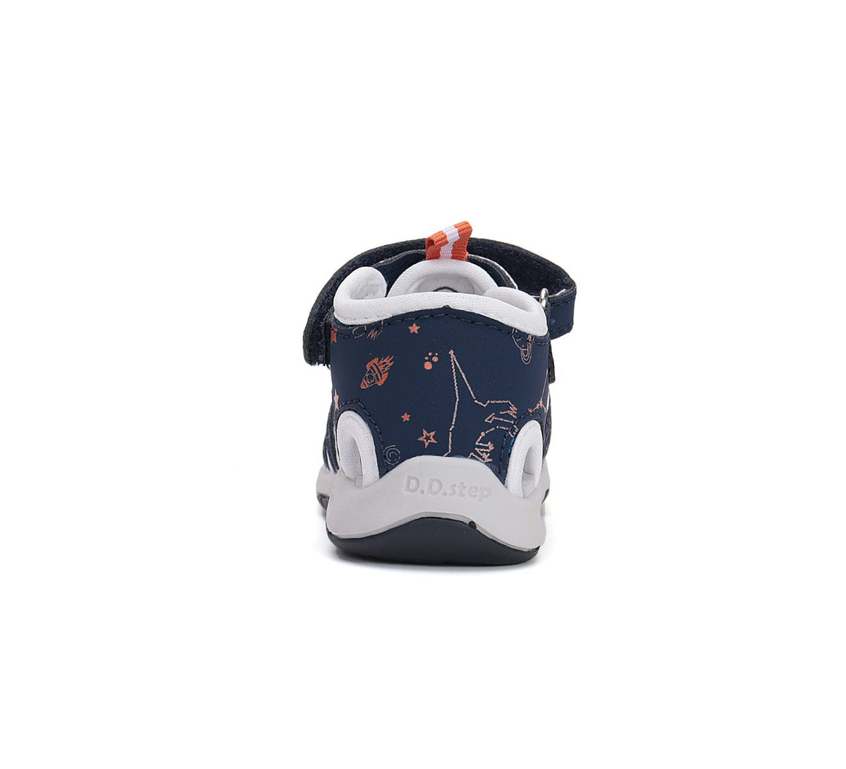 D.D.Step sandale baieti "Quick Dry" 26-31 Bermuda Blue cu stele