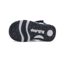 D.D.Step sandale baieti "Quick Dry" 26-31 Bermuda Blue cu stele