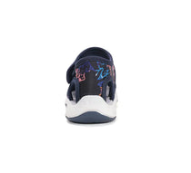 D.D.Step sandale baieti "Quick Dry" 26-31 Black cu desen