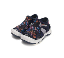 D.D.Step sandale baieti "Quick Dry" 26-31 Black cu desen