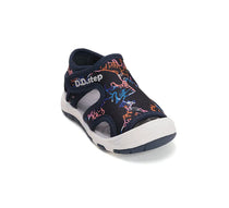 D.D.Step sandale baieti "Quick Dry" 26-31 Black cu desen