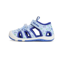 D.D.Step sandale baieti "Quick Dry" 26-31 Sky Blue cu dino