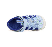 D.D.Step sandale baieti "Quick Dry" 26-31 Sky Blue cu dino